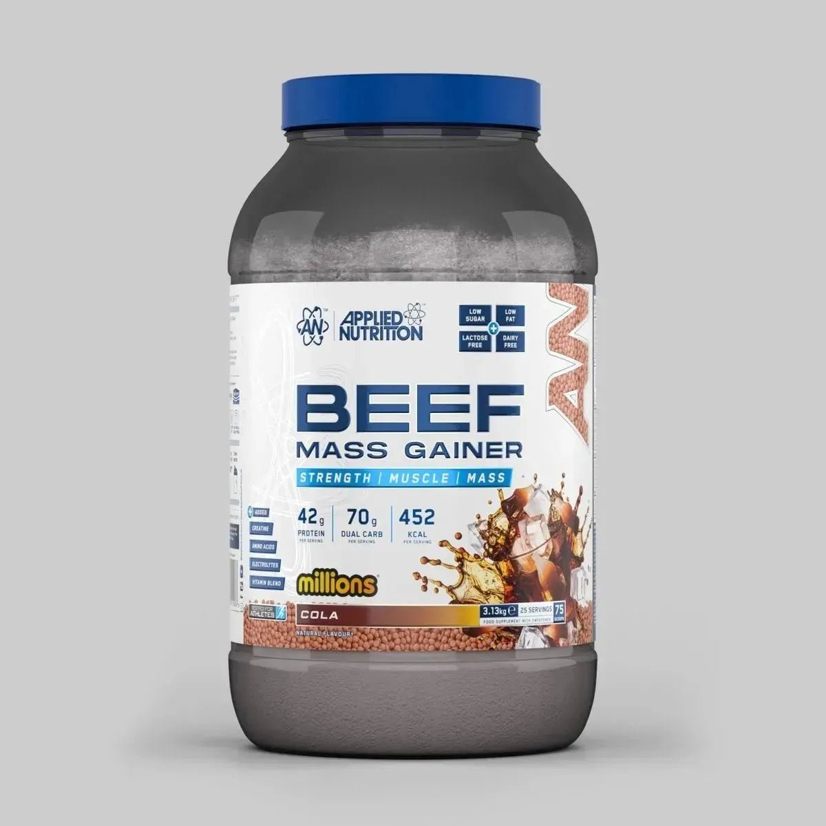 Applied Nutrition Beef Mass Gainer 3.13kg Millions Cola