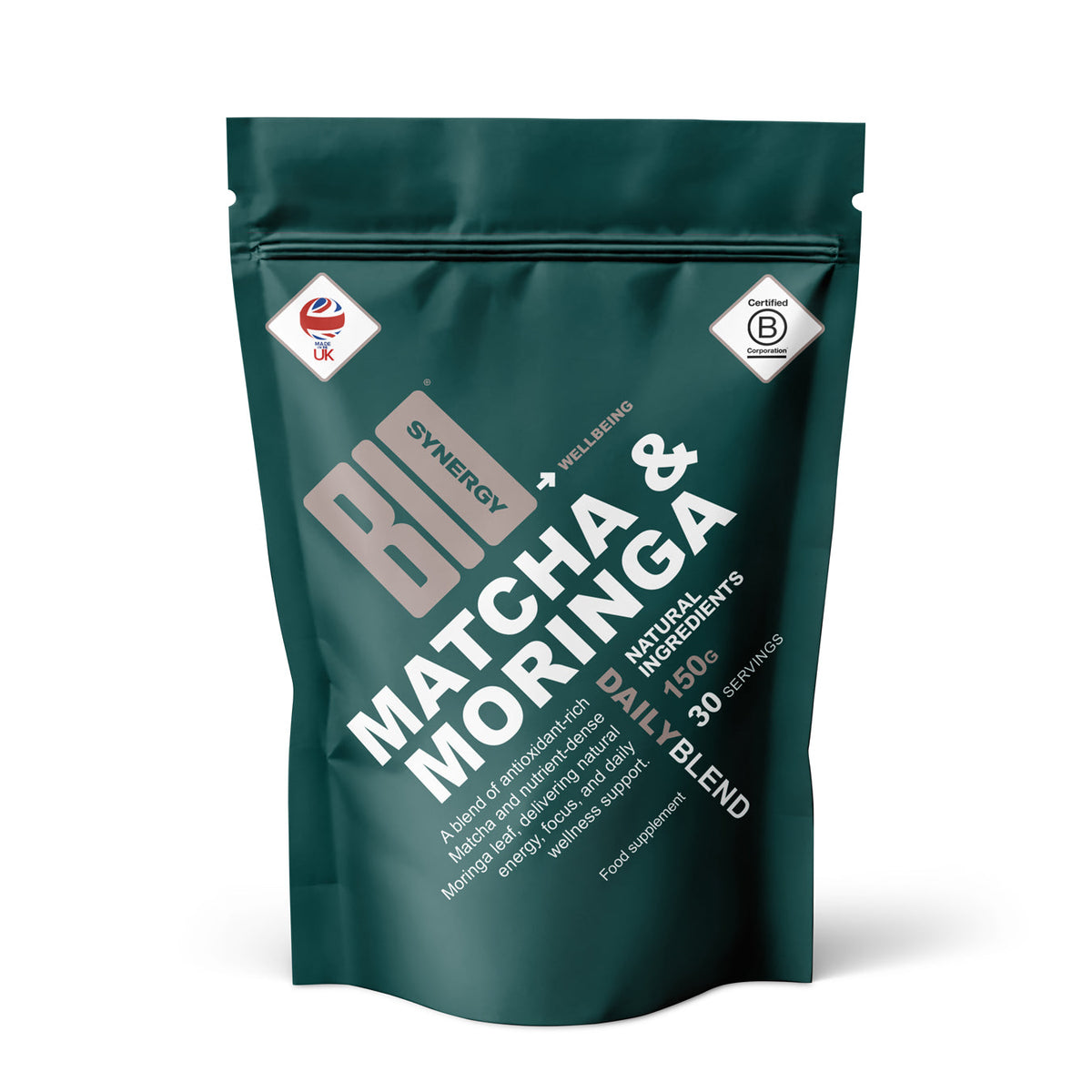 Bio-Synergy Matcha & Moringa Powder 150g