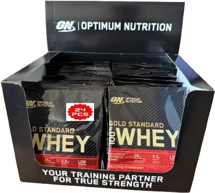 Optimum Nutrition Gold Standard 100% Whey 24x30g Delicious Strawberry