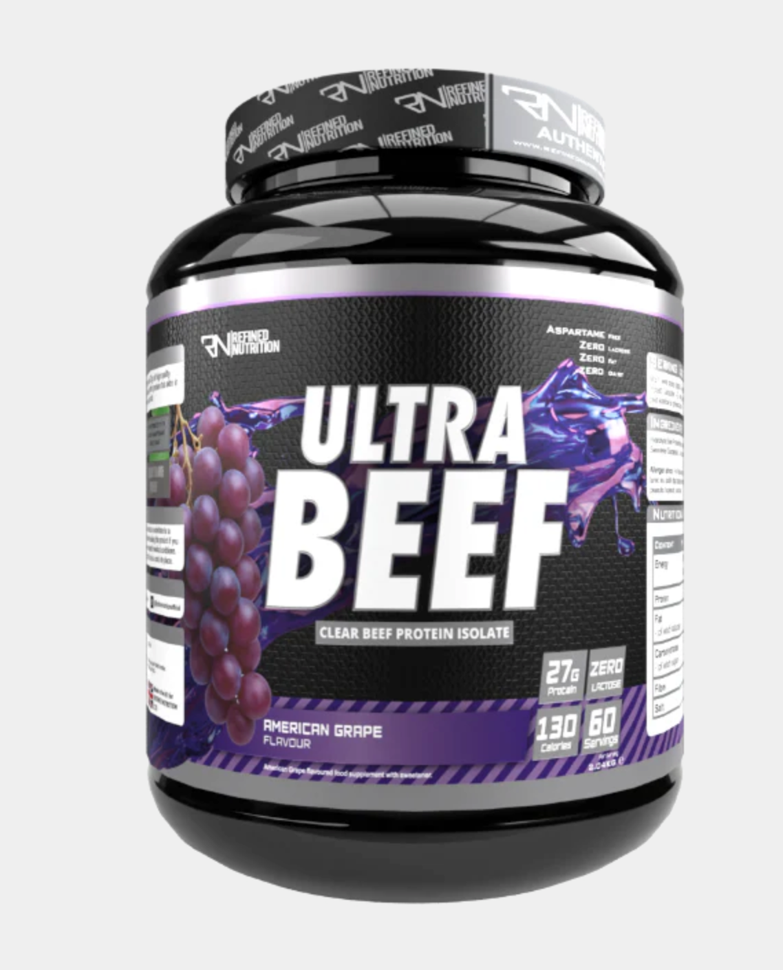 Refined Nutrition Ultra Beef 2.04kg American Grape