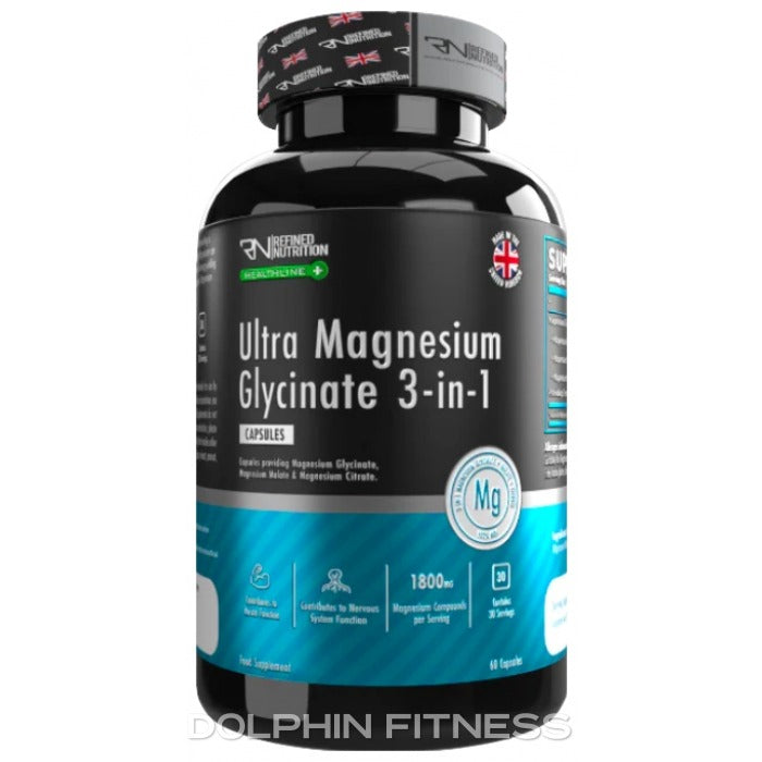 Refined Nutrition Ultra Magnesium Glycinate 3-in-1 90 Capsules