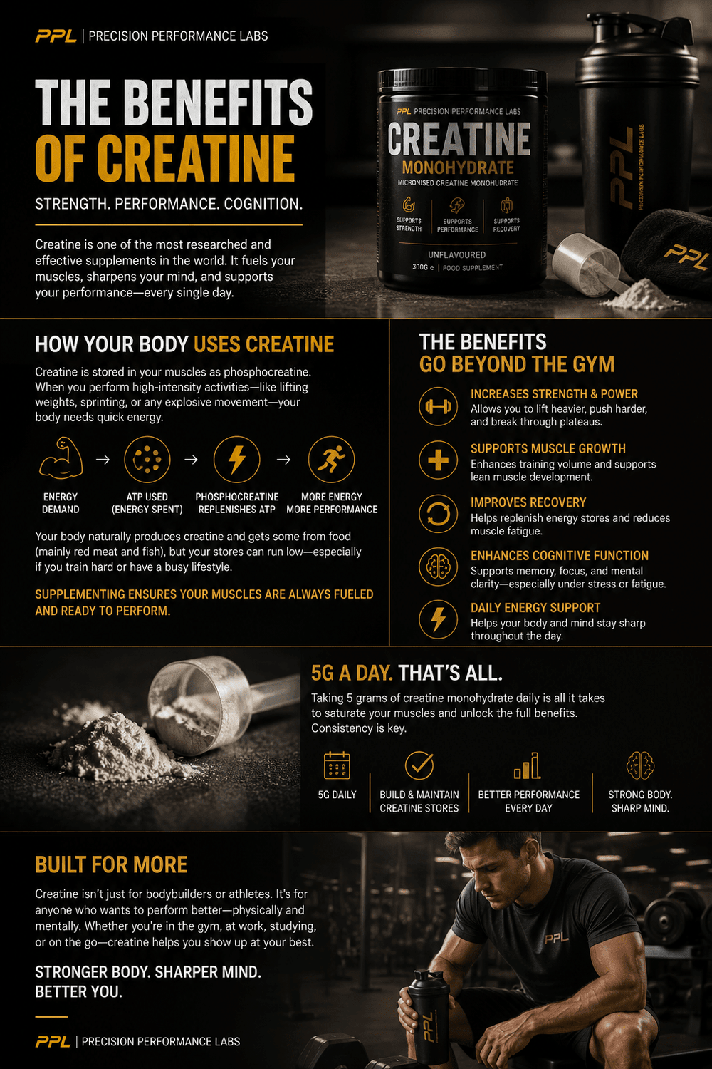 The Benefits of Creatine: One of the Most Researched Supplements Available - Precision Performance Labs