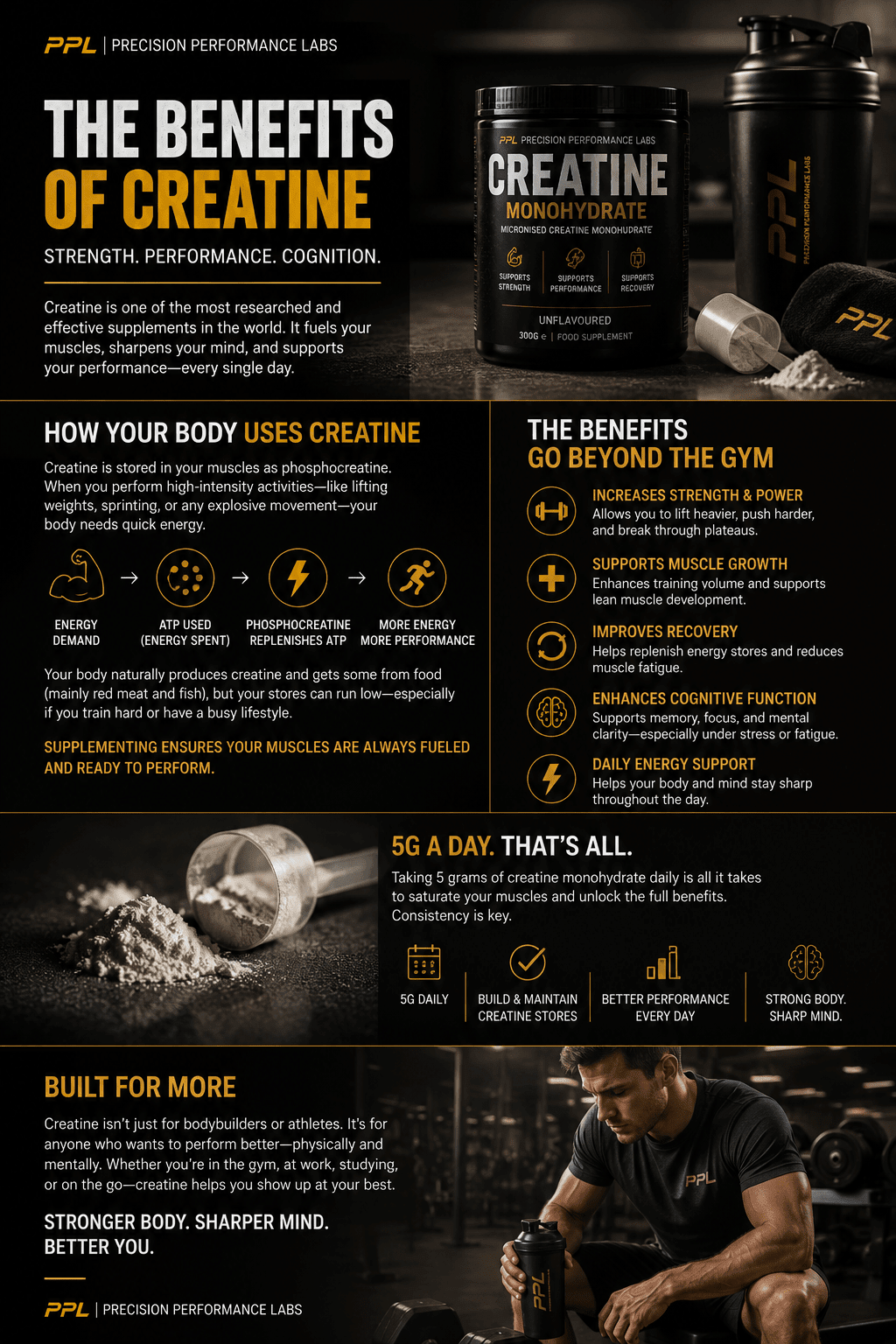 The Benefits of Creatine: One of the Most Researched Supplements Available - Precision Performance Labs