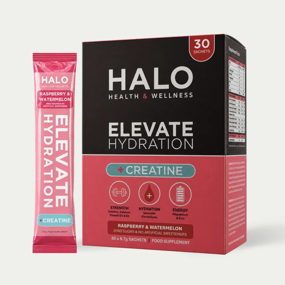 Halo Elevate - Hydration + Creatine Electrolyte Drinks Sachets