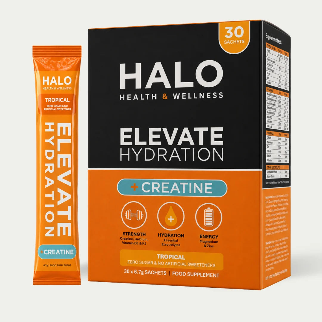 Halo Elevate - Hydration + Creatine Electrolyte Drinks Sachets