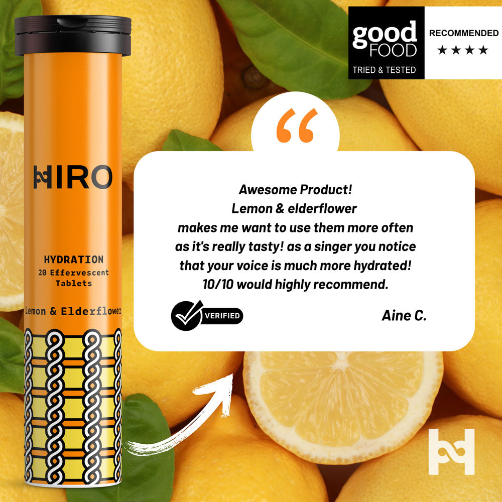 Hiro Hydration | Lemon & Elderflower Triple Pack
