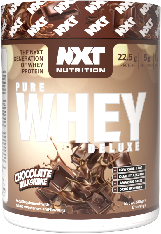NXT Nutrition Pure Whey Deluxe 510g Chocolate Milkshake