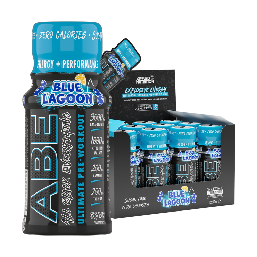 Applied Nutrition ABE Shots 12 x 60ml - Blue Lagoon