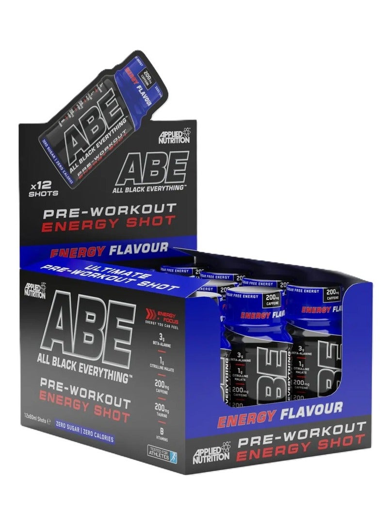 Applied Nutrition ABE Shots 12 x 60ml - Energy