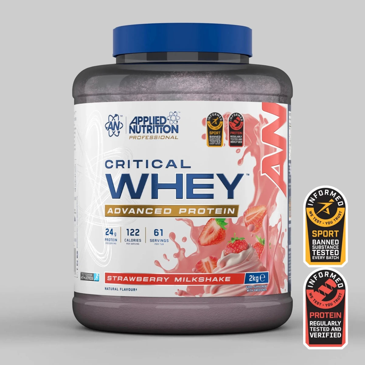Applied Nutrition Critical Whey 2kg Strawberry Milkshake