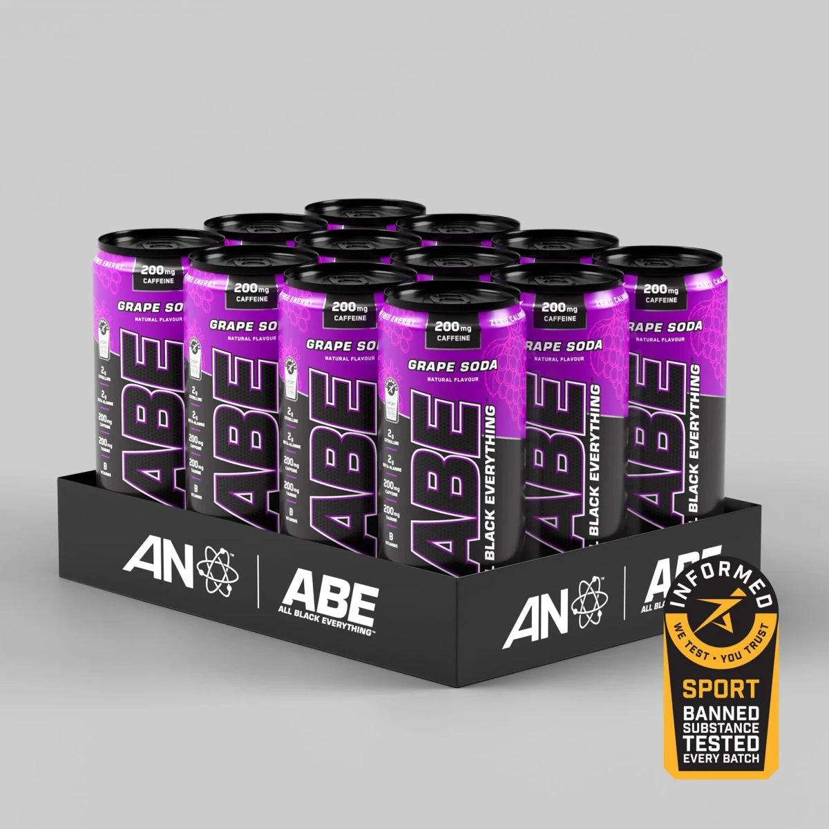 Applied Nutrition ABE 12x330ml American Grape Soda