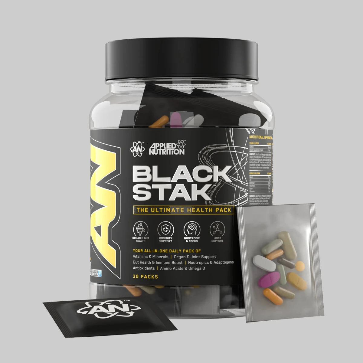 Applied Nutrition Black Stak Ultimate Health Pack 30 Packs