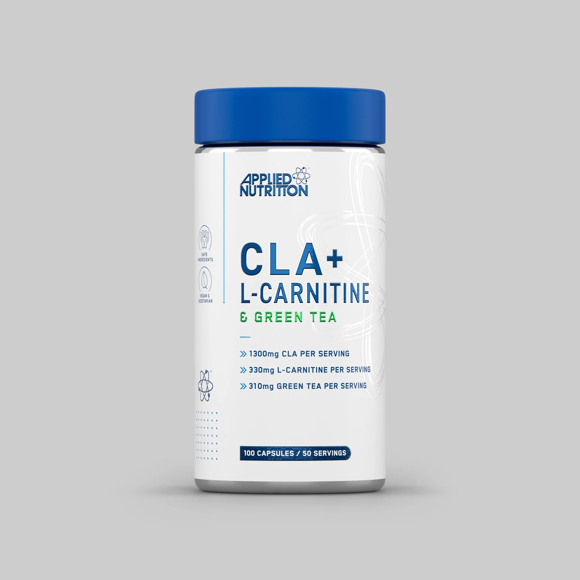 Applied Nutrition CLA + L-Carnitine & Green Tea 100 Veg Caps