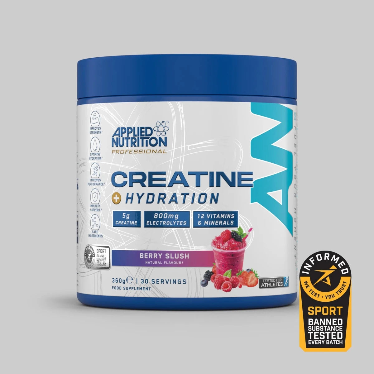 Applied Nutrition Creatine + Hydration 360g Berry Slush