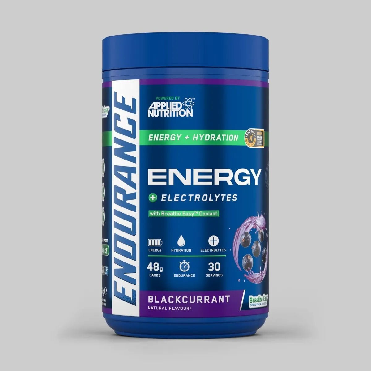 Applied Nutrition Endurance Breathe Energy and Hydration 1.5kg Blackcurrant