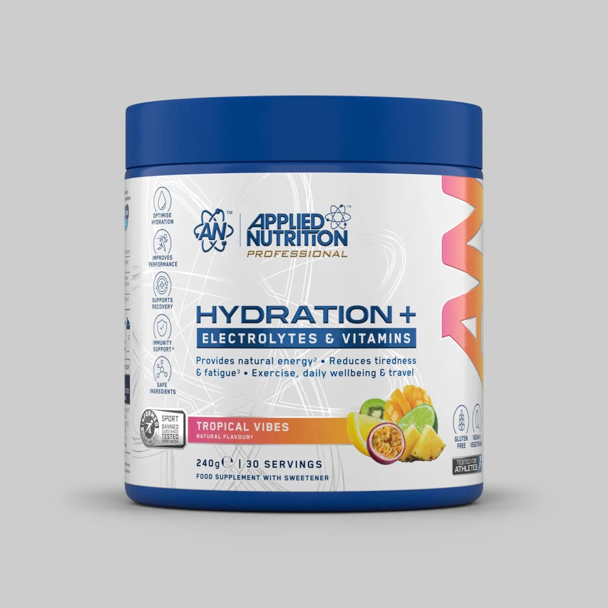 Applied Nutrition Hydration+ Powder 240g - Tropical Vibes
