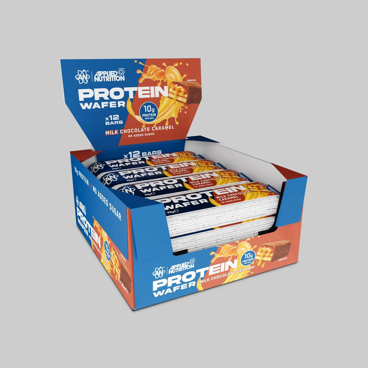 Applied Nutrition Protein Wafer 12 x 39g Milk Chocolate Caramel