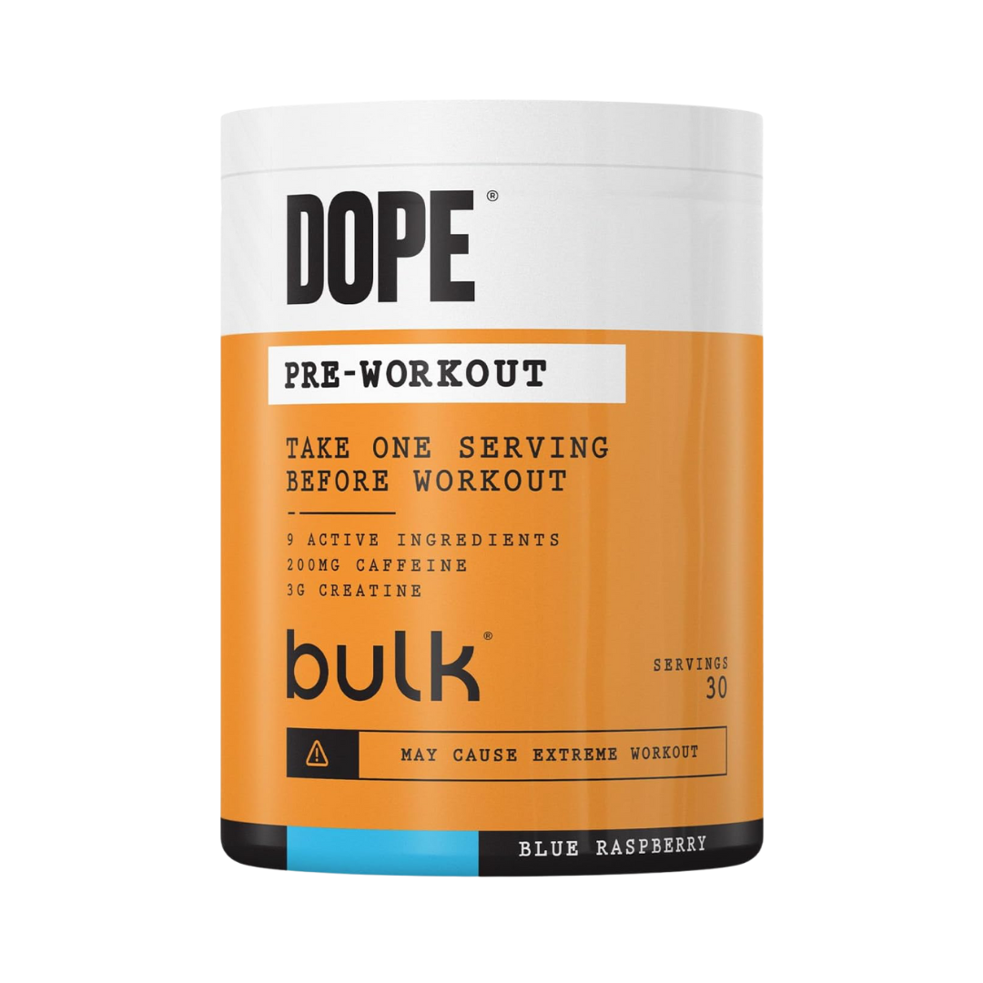 Bulk DOPE Pre-Workout 510g - Blue Raspberry