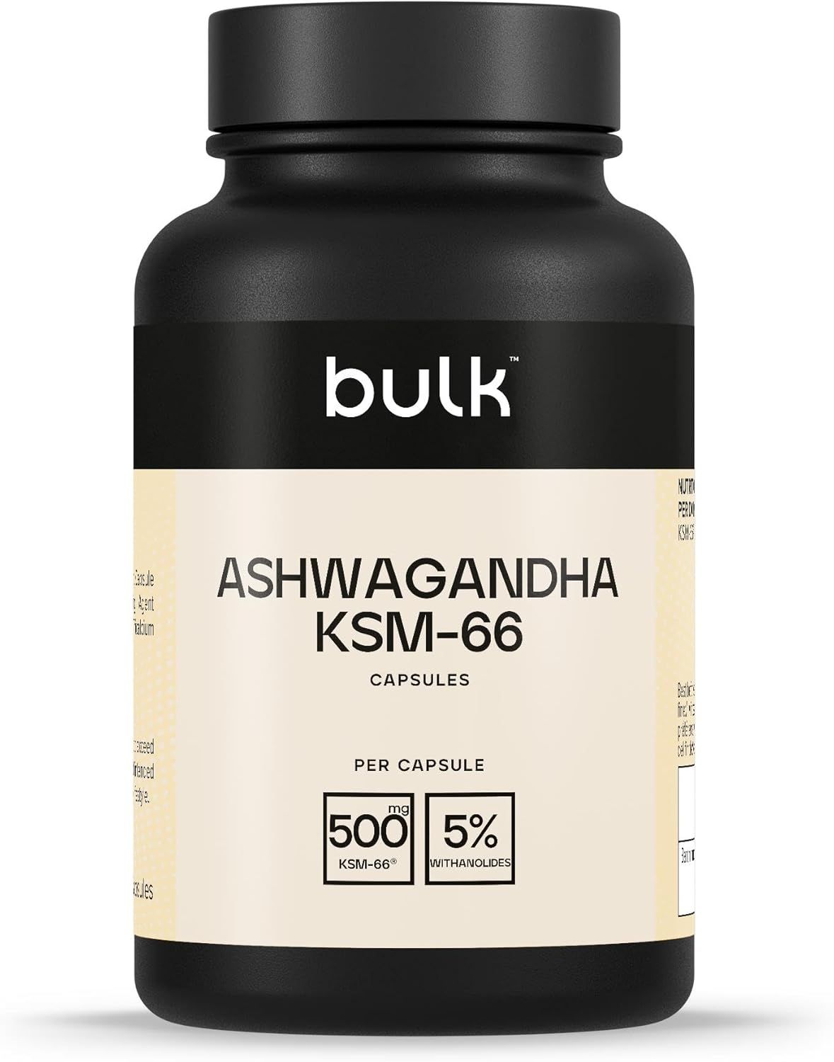 Bulk KSM-66 Ashwagandha 500mg 90 Capsules
