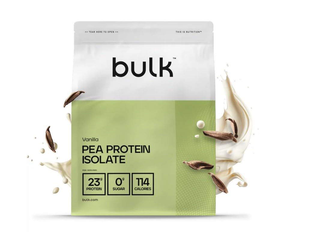 Bulk Pea Protein Isolate 1kg Vanilla