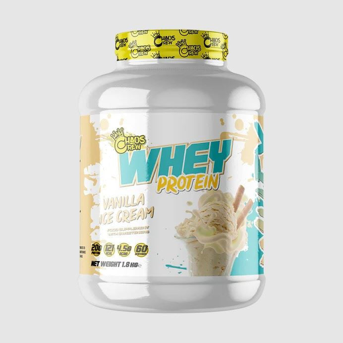 Chaos Crew Whey Protein 1.8kg Vanilla Ice Cream