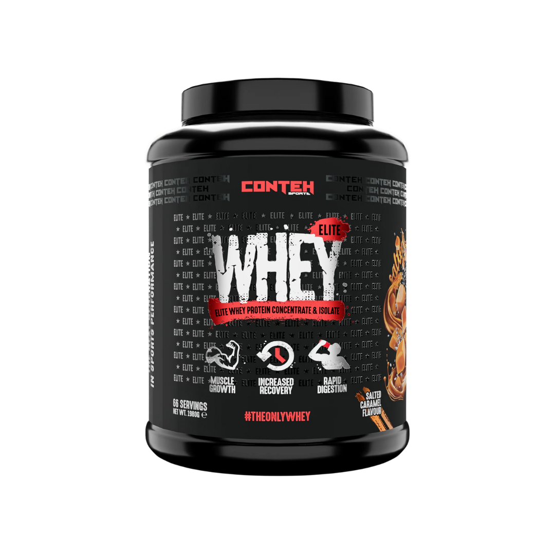 Conteh Sports Whey Elite 1980g - Salted Caramel