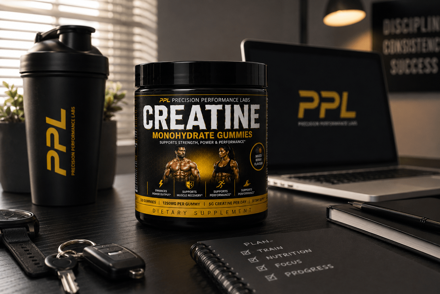 Creatine Monohydrate Max Strength 5G gummies  | creatine gummies | 30-Day Supply - Precision performance labs