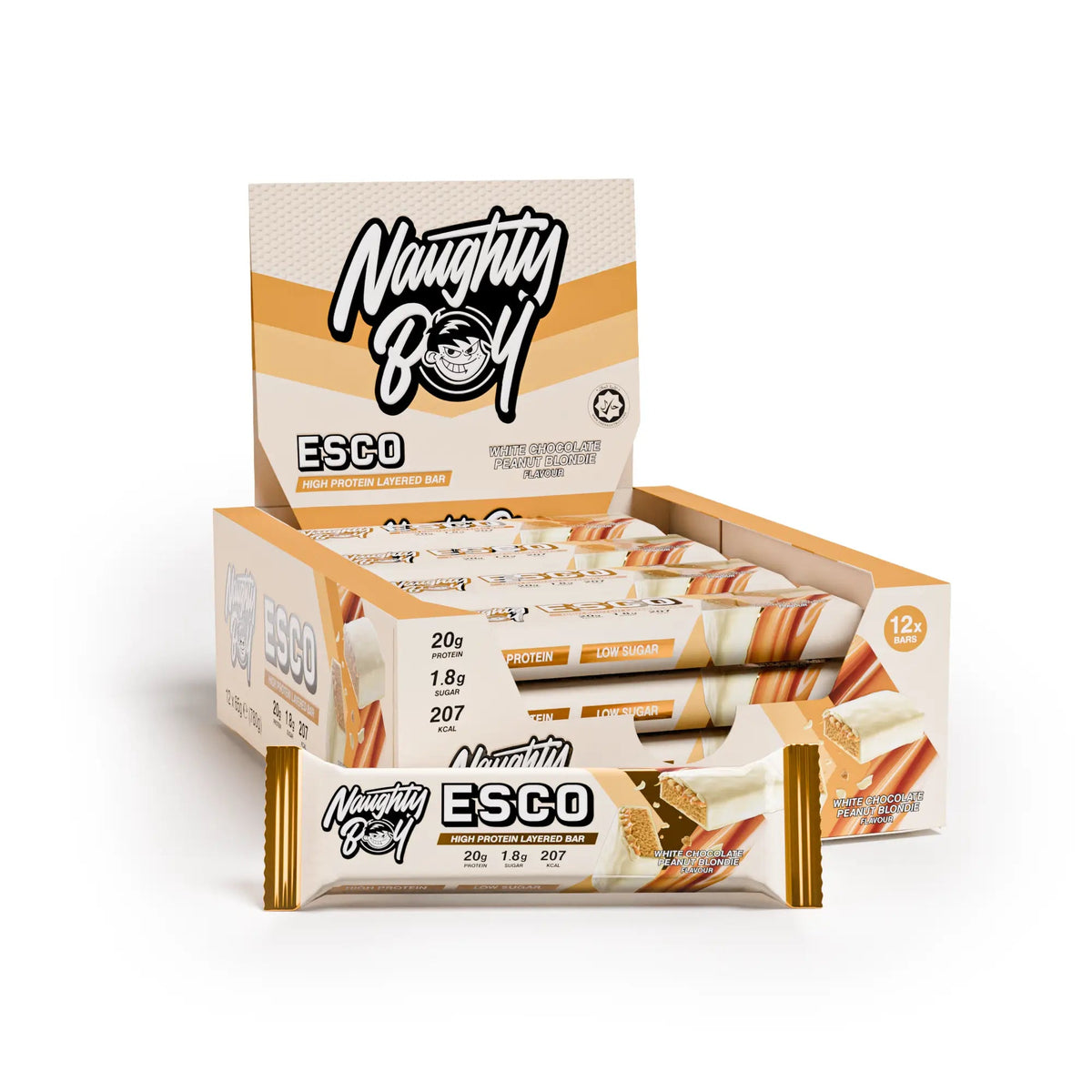 ESCO Protein Bars - White Chocolate Peanut Blondie - Precision Performance Labs