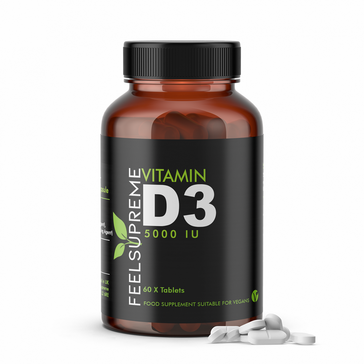 Feel Supreme Vitamin D3 5000 IU 60 Tablets