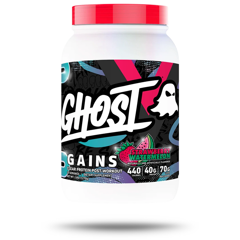 Ghost Clear Gains Protein 1270g Strawberry Watermelon