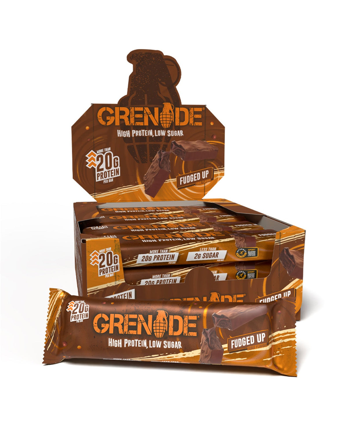 Grenade Protein Bar 12x60g Fudged Up