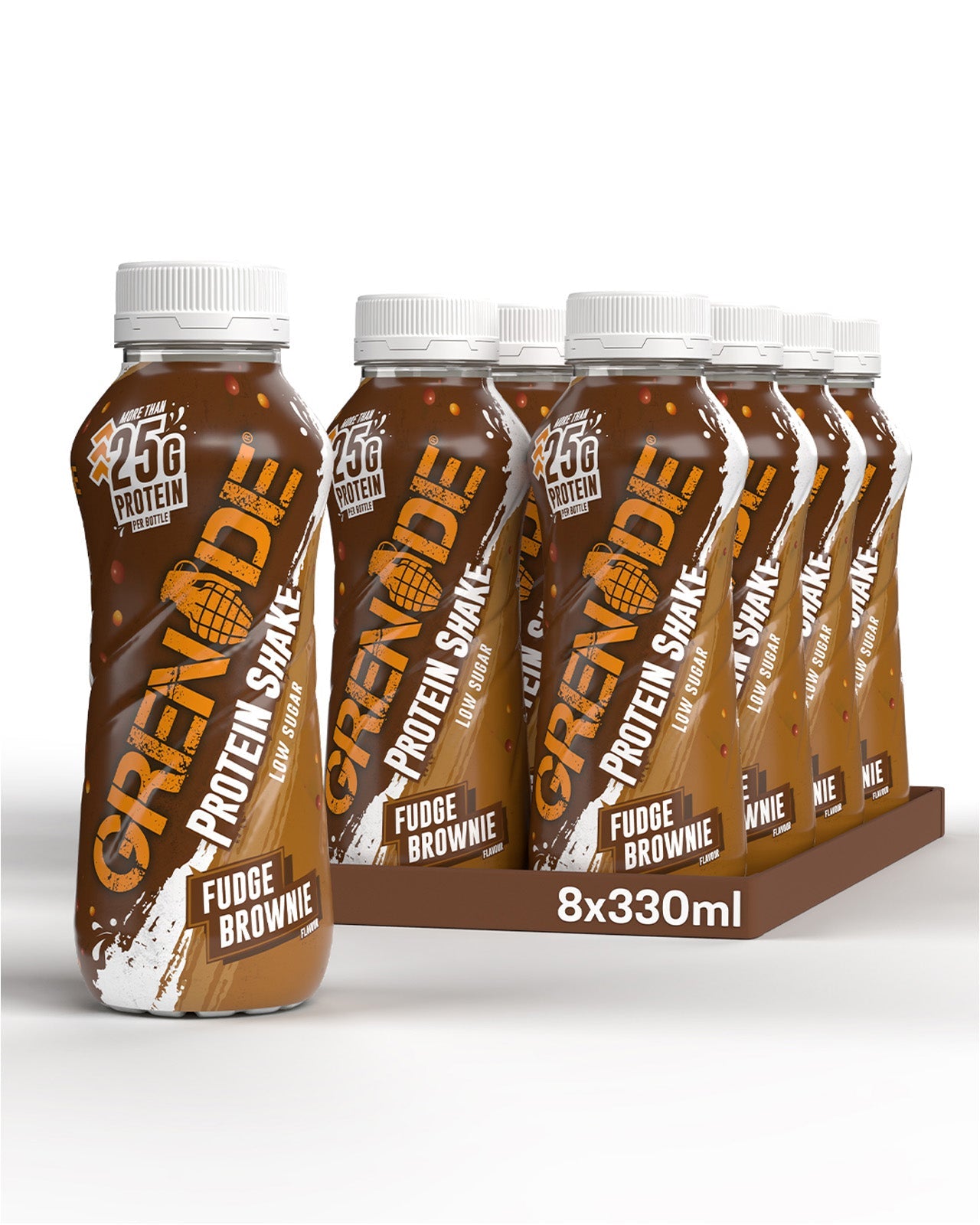 Grenade Protein Shake 8x330ml Fudge Brownie