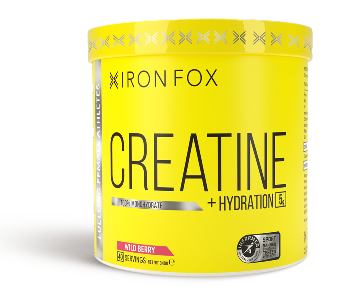 IRONFOX Creatine + Hydration 340g Wild Berry