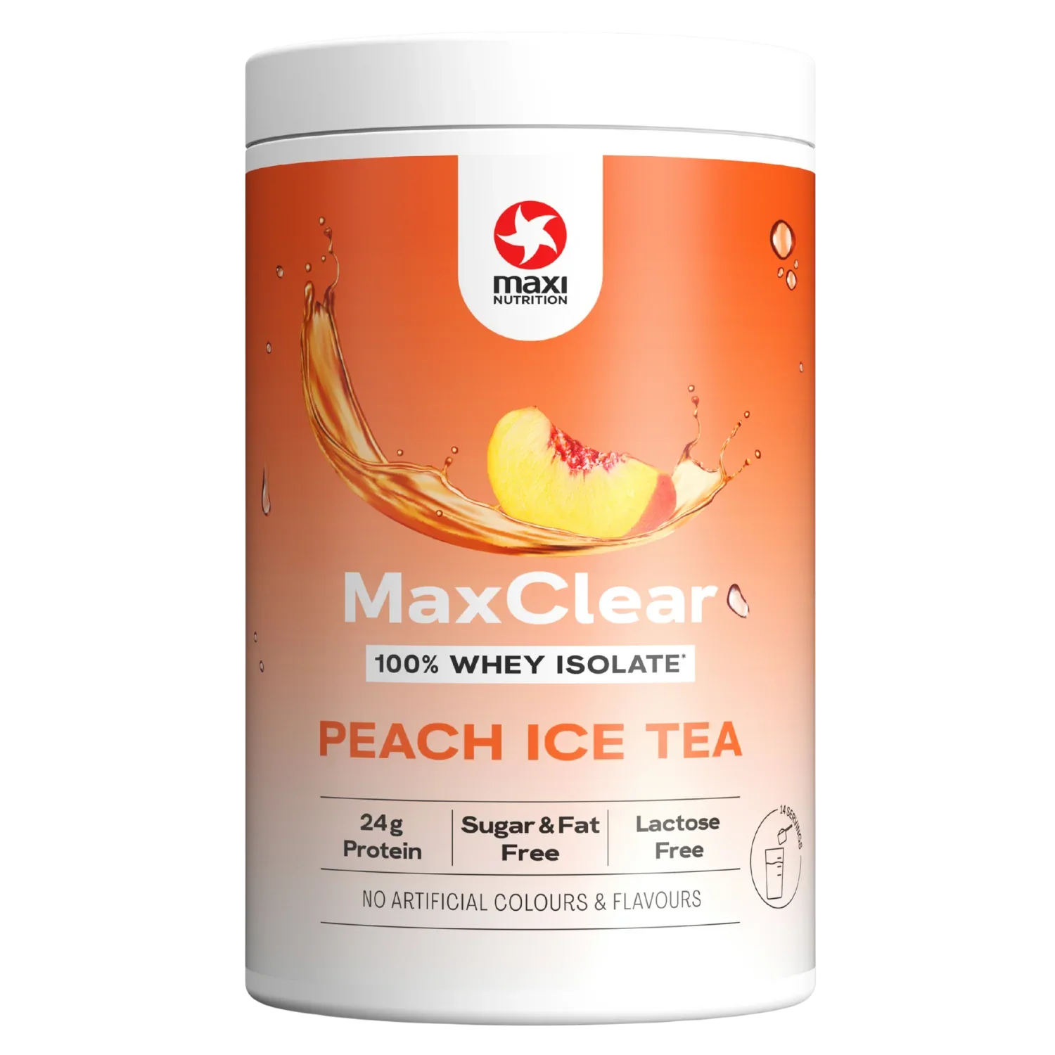 MaxiNutrition MaxClear 420g Peach Ice Tea