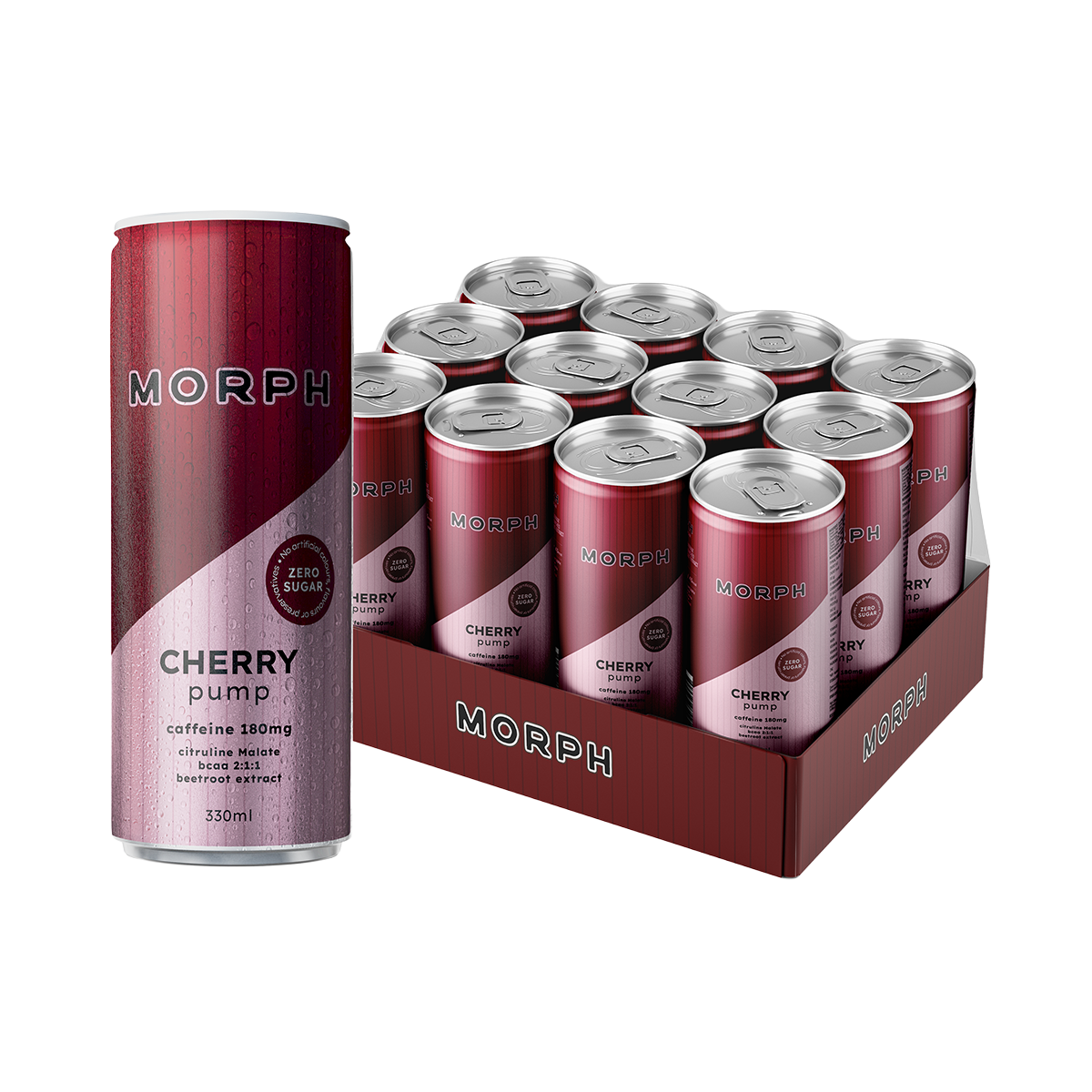 Morph Pump 12x330ml Cherry