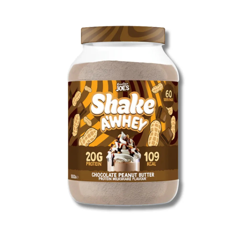 Mountain Joe's SHAKE A'WHEY 1.8kg Chocolate Peanut Butter