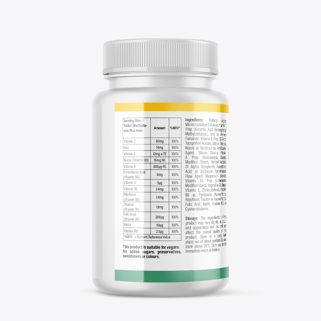 Multivitamin & Iron Supplement - Precision Performance Labs