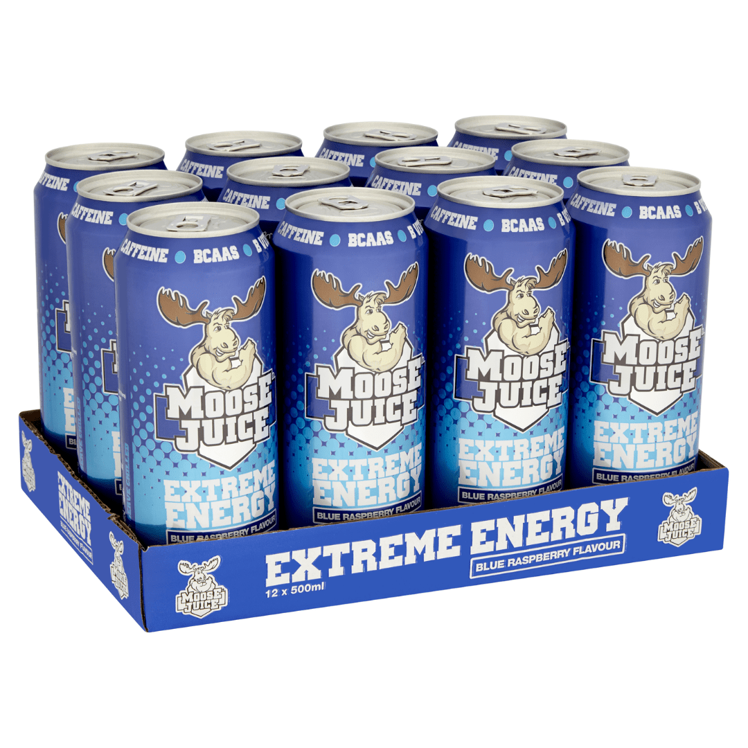 Muscle Moose Moose Juice 12x440ml Blue Raspberry case