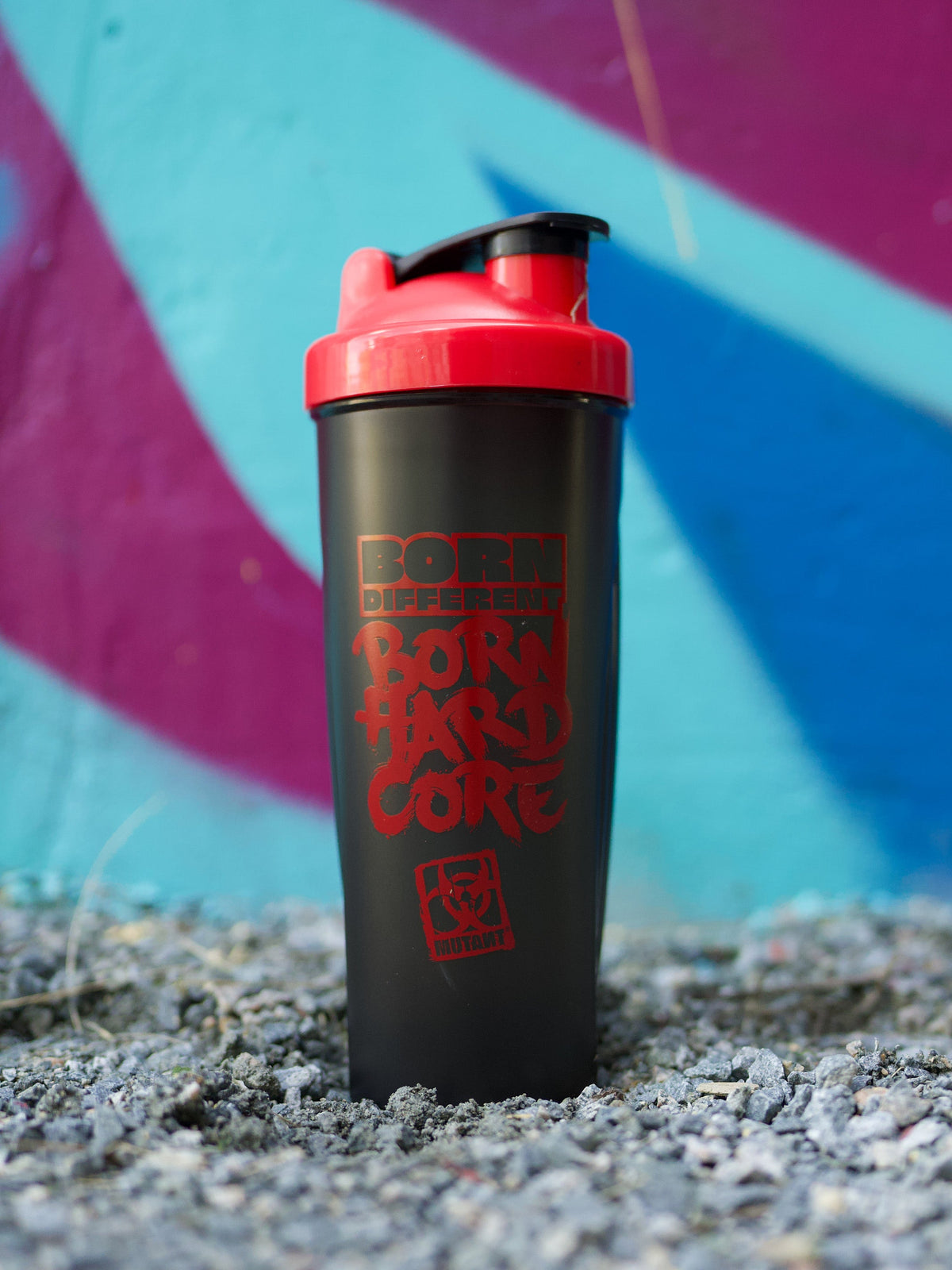 Mutant Born Different Born Hardcore Shaker 1 Litre Black