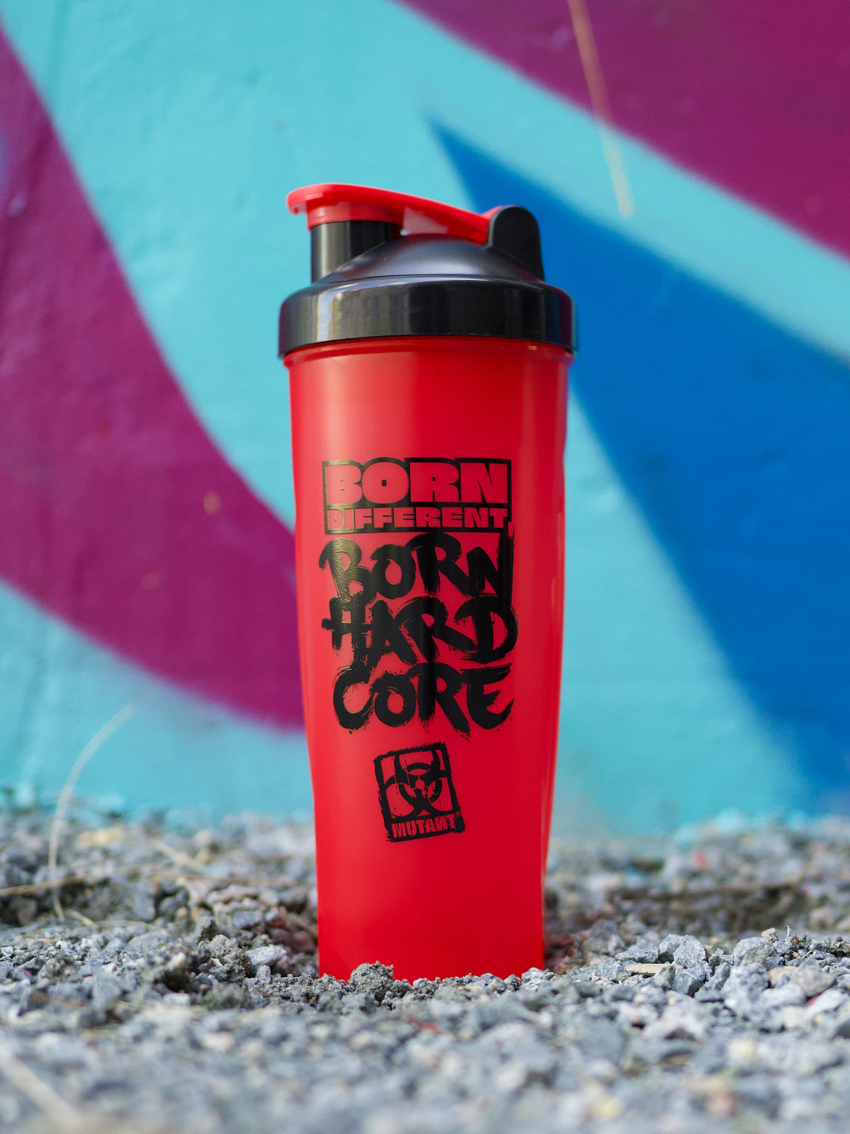 Mutant Born Different Born Hardcore Shaker 1 Litre Red