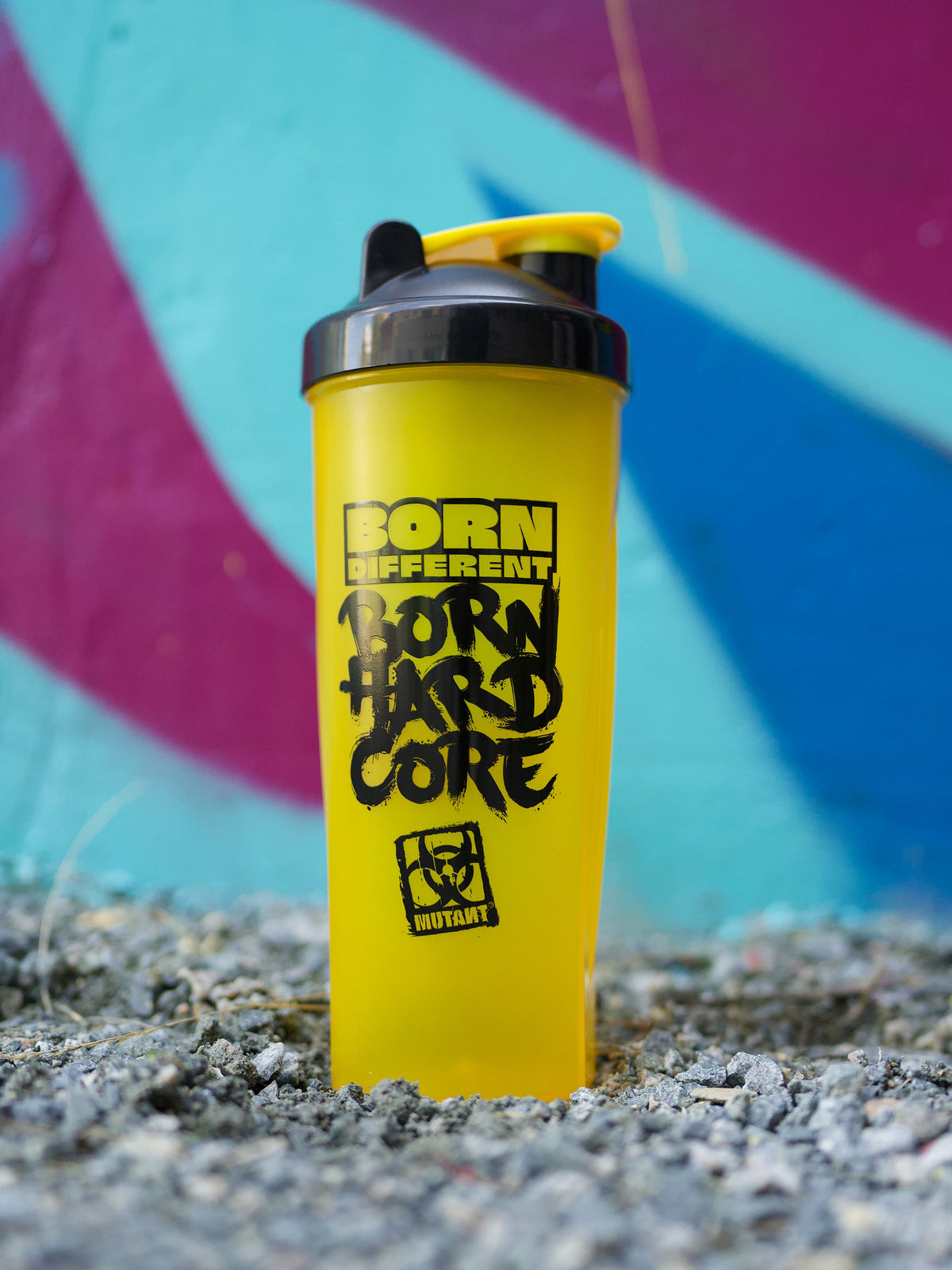 Mutant Born Different Born Hardcore Shaker 1 Litre Yellow