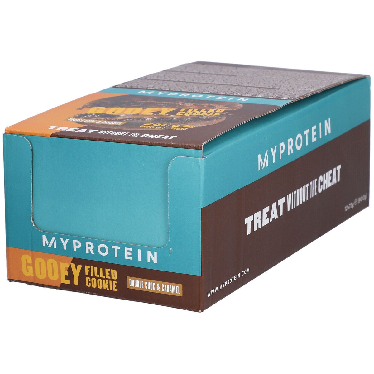 MyProtein Filled Cookie 12x75g - Double Chocolate & Caramel