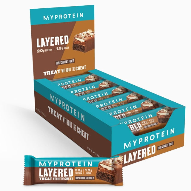 MyProtein Layered Bar 12x60g - Triple Chocolate Fudge