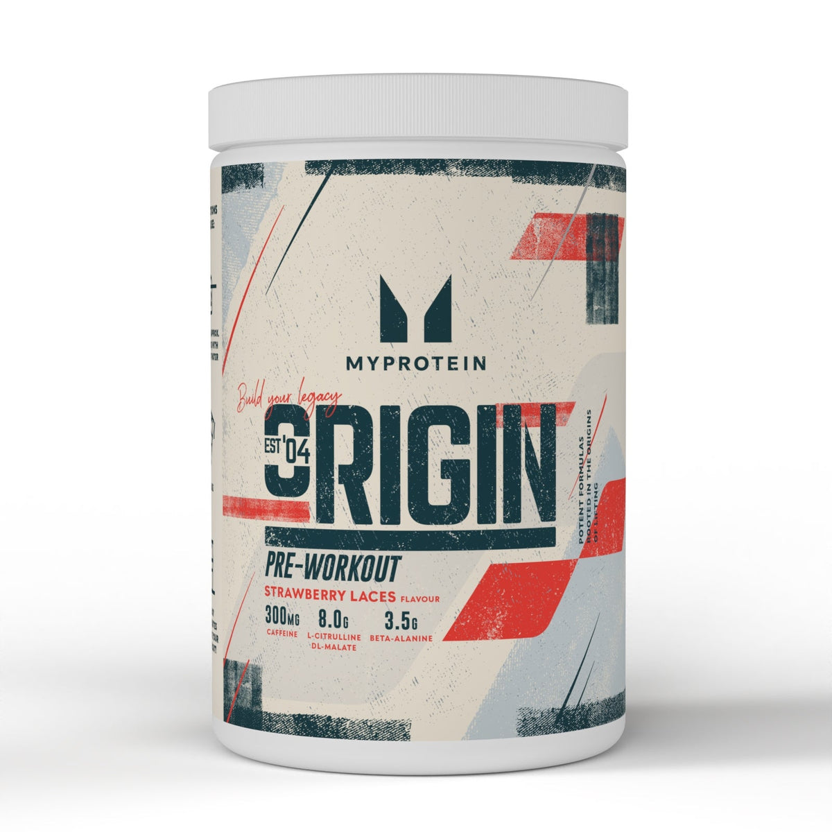 MyProtein Origin Pre-Workout 600g - Strawberry Laces
