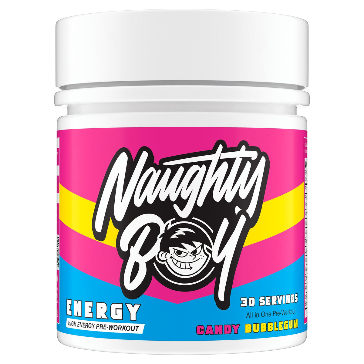 Naughty Boy Energy 390g Candy Bubblegum