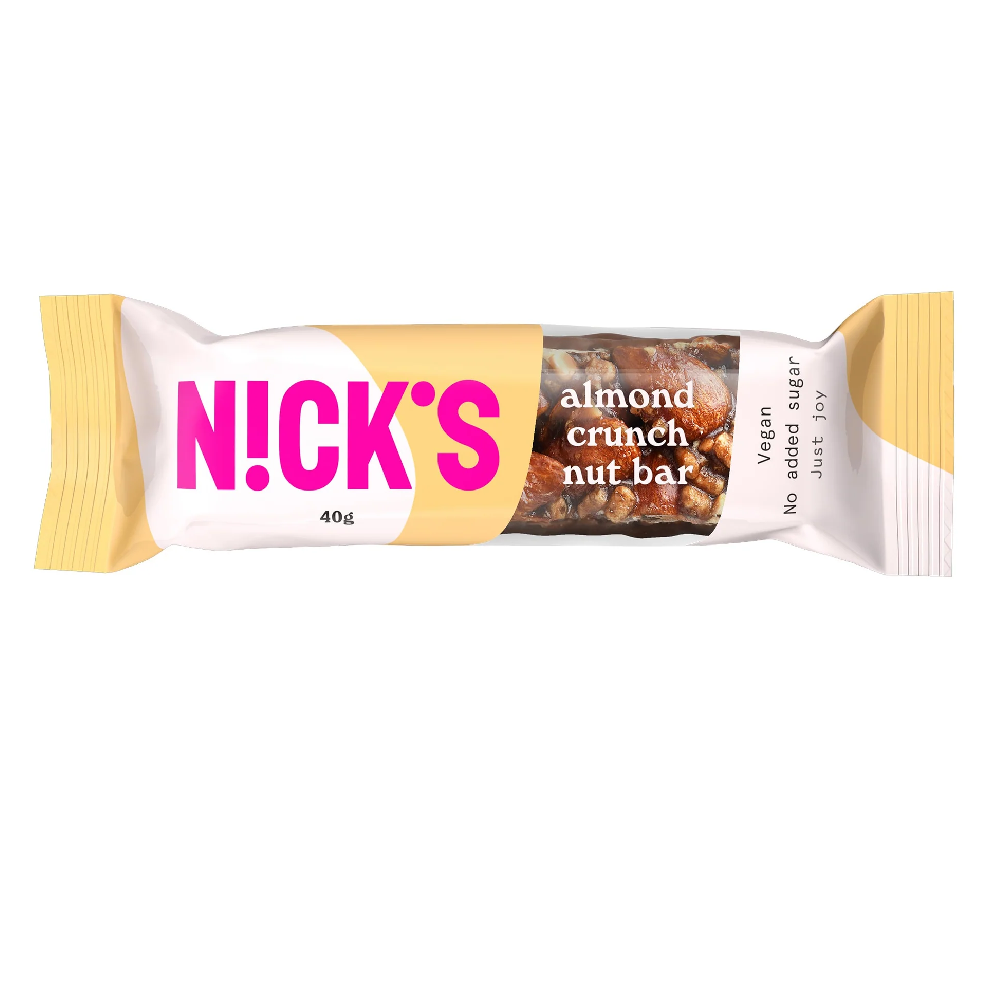 NICK'S Almond Crunch Nut Bar 40g