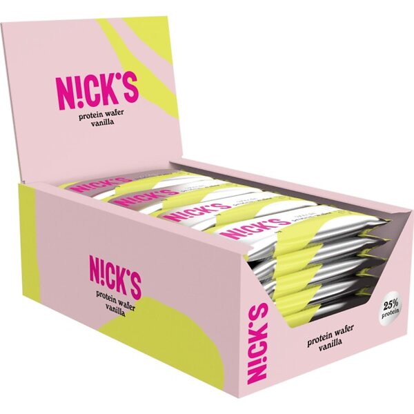NICK'S Protein Wafer 24x40g Vanilla Display Box