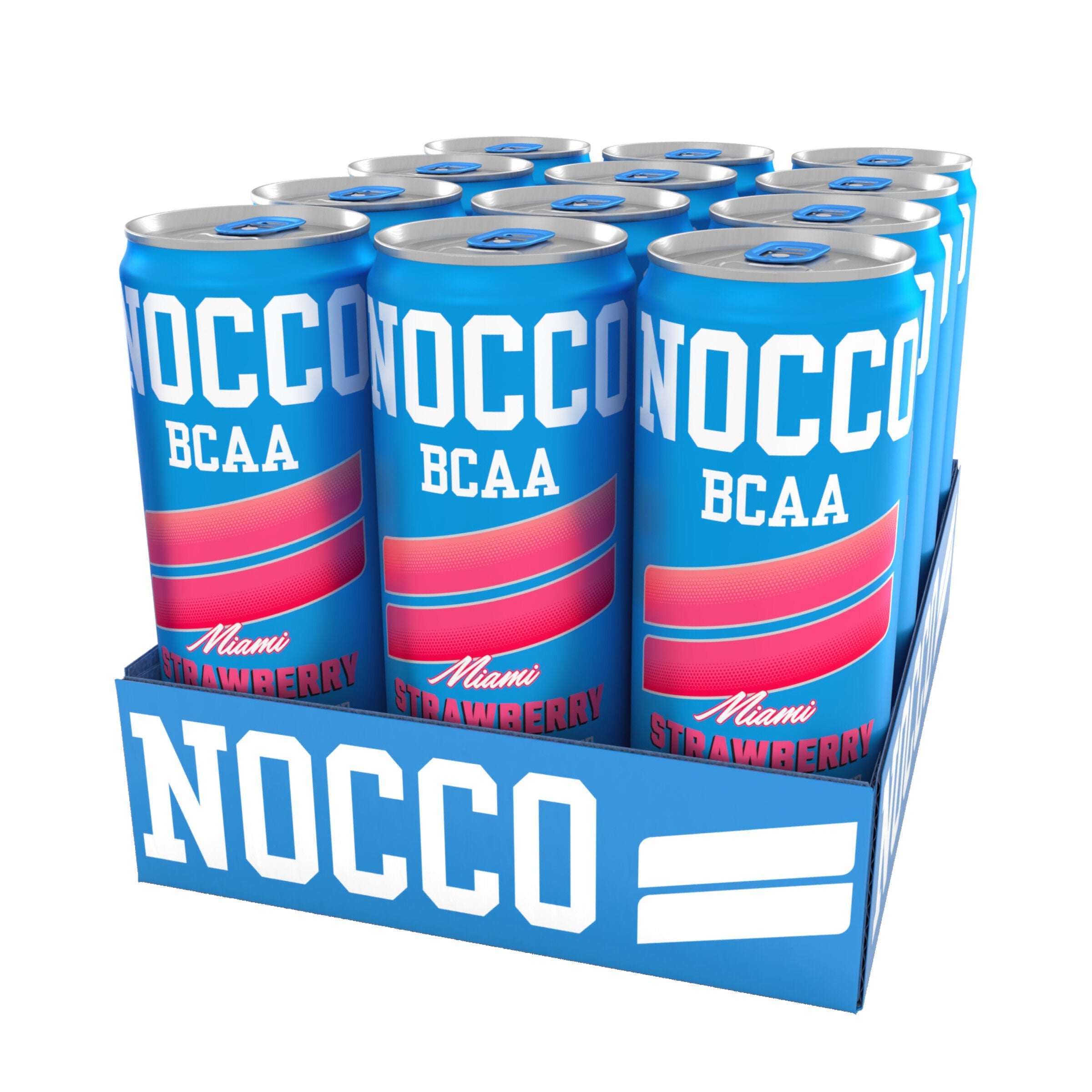 NOCCO BCAA Miami Strawberry 12 x 330ml case