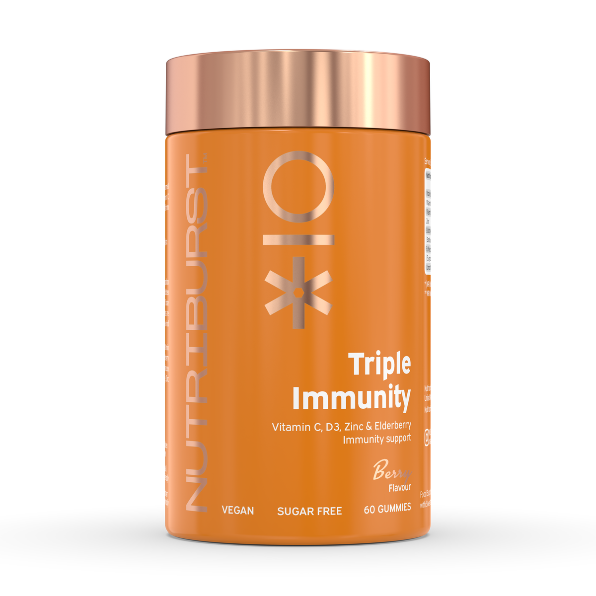 Nutriburst Triple Immunity 60 Gummies Berry
