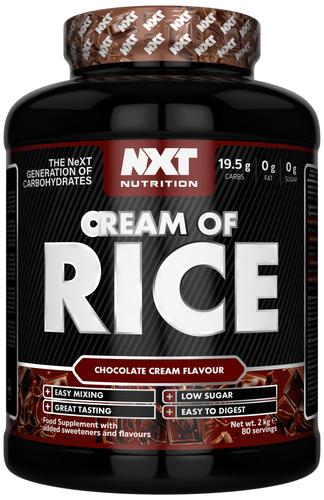 NXT Cream of Rice 2kg Chocolate Cream